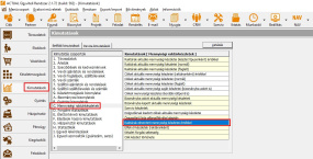 Készletállapot visszatöltés - lista