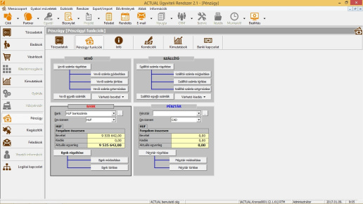 Pénzügyi funkciók